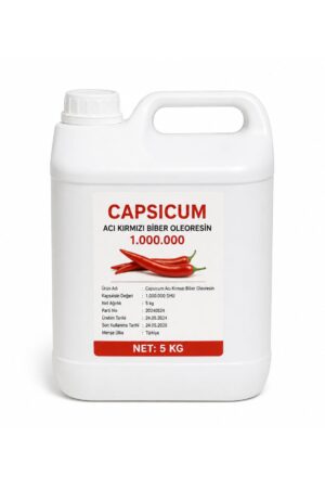 Capsicum Acı Kırmızı Biber Oleoresin 1.000.000