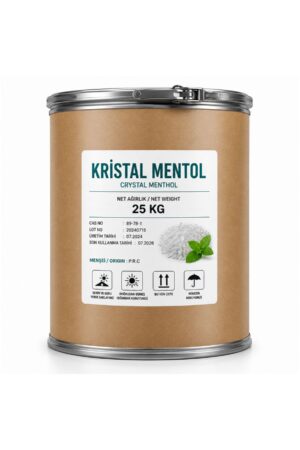 Kristal Mentol 25 kg. Fıçı