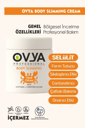 OVYA Selülite Ve Bacak Bakımına Özel Yengeç Kremi 500ml