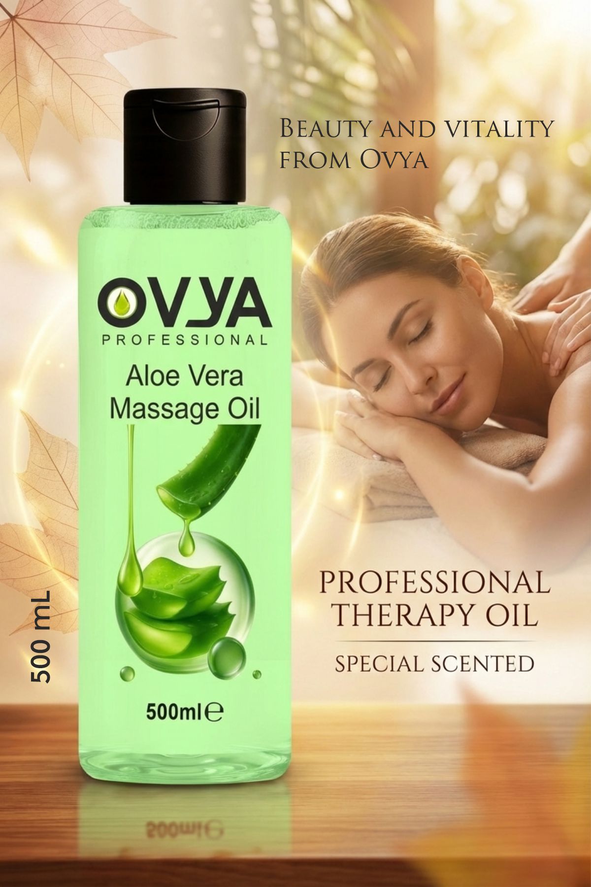 Ovya Aloe Vera Naturel Masaj Yağı 500ml