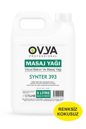 OVYA Synter 393 Profesyonel Kokusuz Spa Masaj Yağı