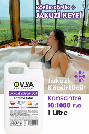 Ovya Konsantre Jakuzi Köpürtücü Banyo Köpüğü | Lavanta Lotus