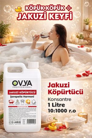 Ovya Konsantre Jakuzi Köpürtücü Banyo Köpüğü | Şarapella Harmoni 1Lt.