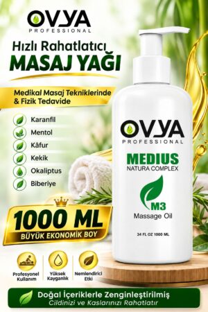 OVYA Medius Medikal Masaj Yağı 1000 ml