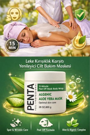PENTA Algenic Aloe Vera Mask | Leke Karşıtı Algenik Peel Off Maske