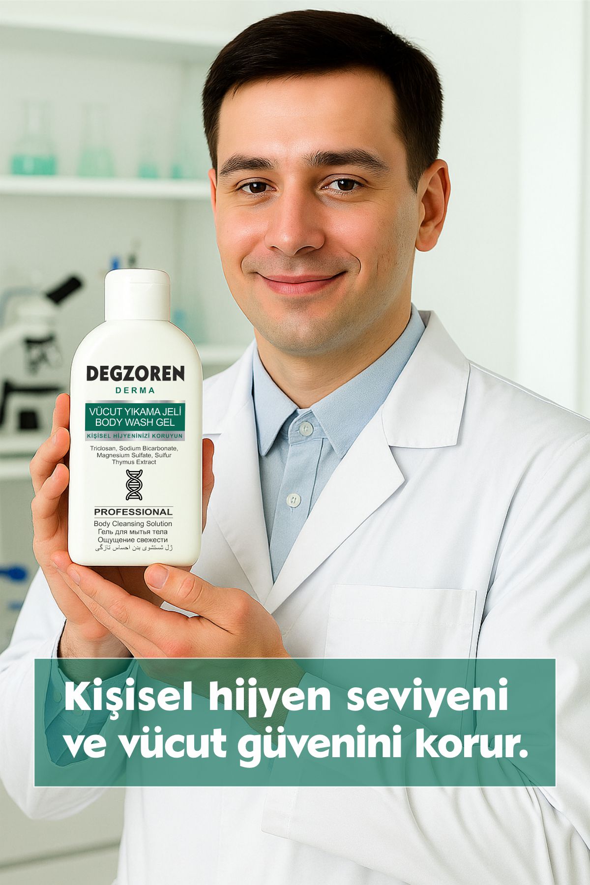 DEGZOREN Vücut Kokusuna Karşı Ferahlatıcı Vücut Yıkama Jeli 6