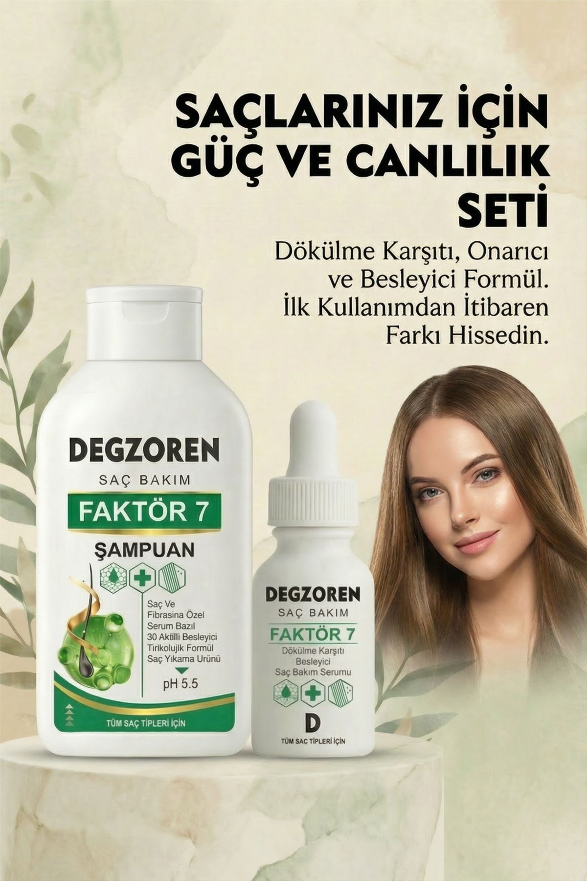 Degzoren saçlarınıza güç ve canlılık veren set