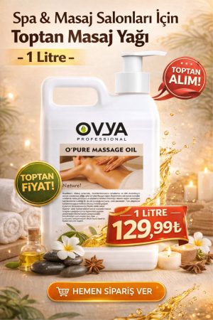 Spa & Masaj Salonları İçin Toptan Masaj Yağı – 1 Litre Pratik Kullanım