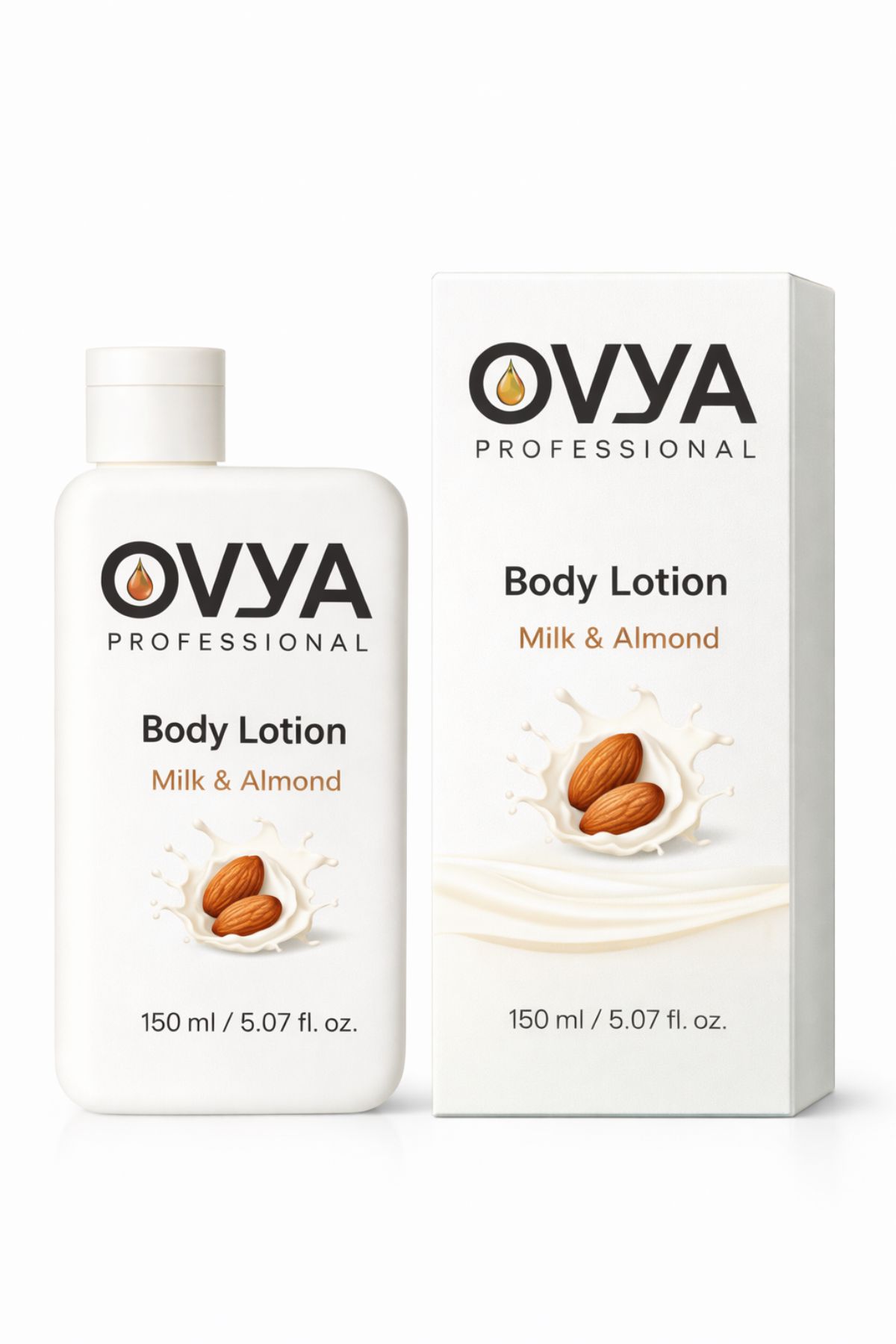 Ovya Professional Milk & Almond Body Lotion 150 ml | Yoğun Nemlendirici Vücut Losyonu