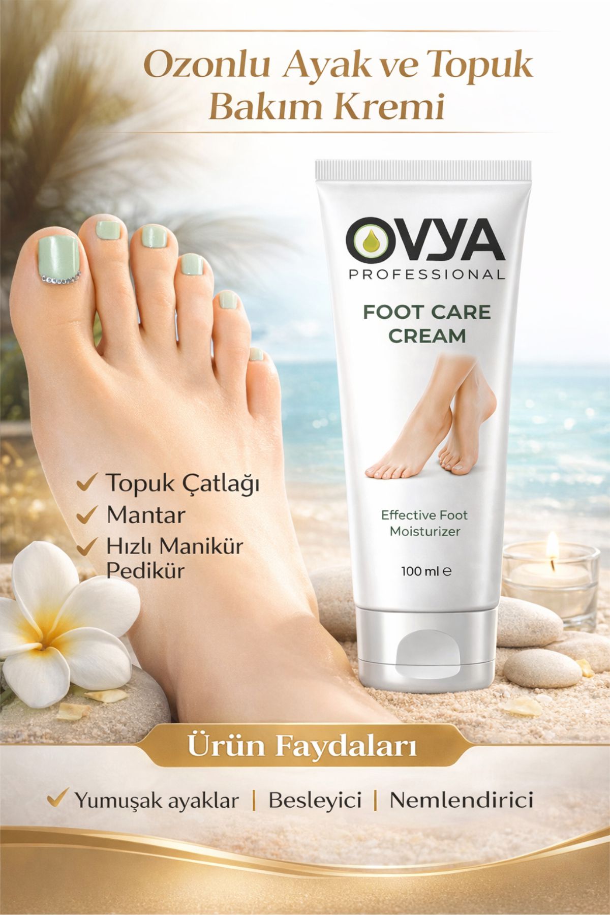 OVYA Ayak, Topuk Bakım Kremi 100 ml