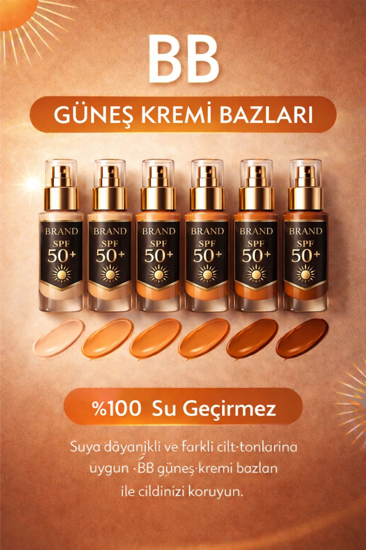Su Geçirmez BB Güneş Kremi Bazları - Görsel 2